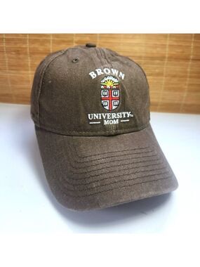 New Era Brown University Mom Baseball Cap Hat Embroidered Adjustable Brown